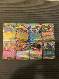 8 card Mega Ex Lot Pokemon mega evolution mint English cards - Image 1