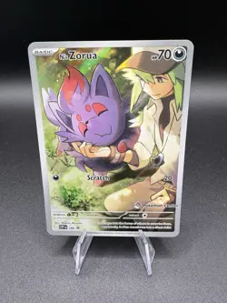 N's Zorua - 189 (Pokemon Center Exclusive) Sv: Scarlet & Violet Promo Cards NM - Image 1