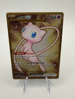 Mew ex - 151 Metal Card 205/165 SV Scarlet & Violet 151 Pokemon UPC Promo Gold - Image 1
