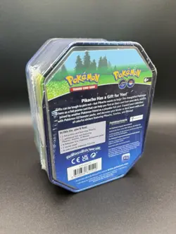 Pokemon Go! Pikachu Tin Trading Card Game Factory Sealed New - Image 2