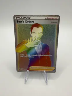 Boss's Orders 200/192 NM Rainbow Secret Rare Holo Pokemon TCG Trainer Card - Image 1