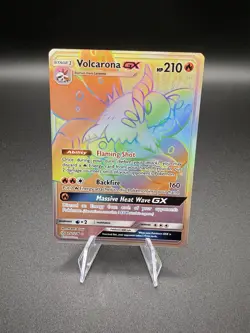 Volcarona GX 252/236 Rainbow Secret Rare Cosmic Eclipse Pokemon Card MINT - Image 1