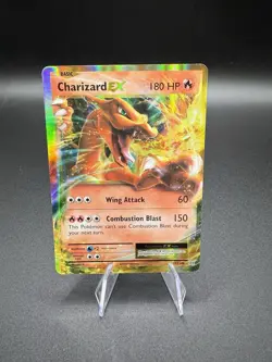 Pokemon TCG Charizard-EX XY Evolutions Holo Rare Card 12/108 - Image 1