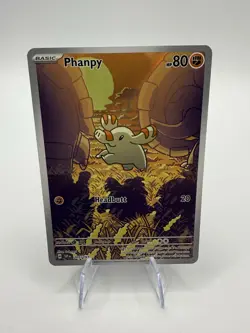 Pokemon Card TCG - Phanpy 205/191 Illustration Rare Surging Sparks Near Mint - Image 1