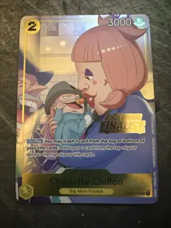 Charlotte Chiffon Offline Regional 2023 Finalist OP03-109 One Piece Card Eng - Image 1