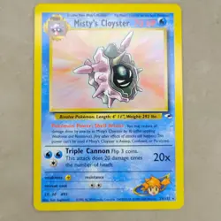 Misty's Cloyster 29/132 Gym Heroes Rare Pokemon Card NM Near Mint - Image 1
