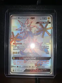 Pokemon Card - Xurkitree GX Hidden Fates Shiny Vault SV58/SV94 Shiny Holo Rare - Image 1