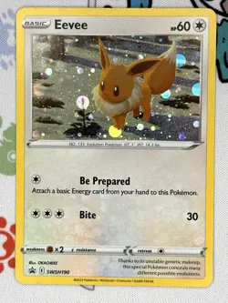 Eevee SWSH190 Promo SWSH: Sword & Shield Promo Cards LP - Image 1