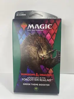 Magic The Gathering Forgotten Realms Theme Booster Green - Image 1