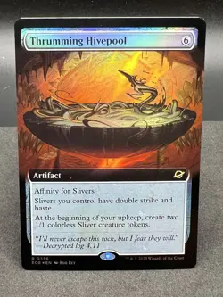 Thrumming Hivepool (Extended Art) (Foil) Magic MtG Edge of Eternities R # 0356 - Image 1