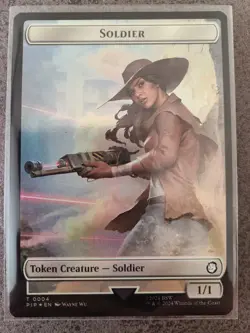 Soldier (0004) Junk (0015) Double-Sided Token - 2024 Universes Beyond: Fallout - Image 1