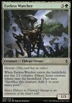 X4 Eyeless Watcher Battle for Zendikar LP/NM MTG Magic DNA GAMES - Image 1