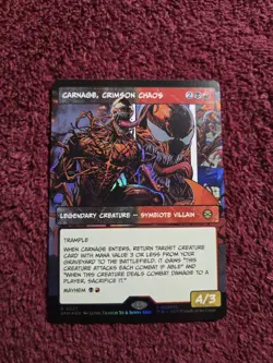 Carnage Crimson Chaos 0227 Foil (Extended Art) Marvels Spider-Man - Image 1