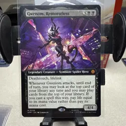 MTG Gwenom Remorseless 0256 Spider-Man Marvel Universes Beyond NM/M Magic - Image 1