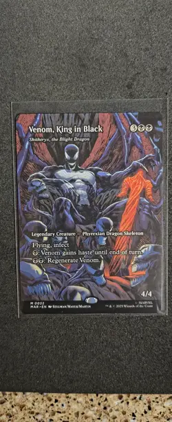 MTG Spider-Man Venom, King In Black Borderless Mythic Non-Foil M0022 - Image 1