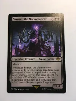 MTG Sauron the Necromancer 106 Regular - Lord of the Ri - Image 1