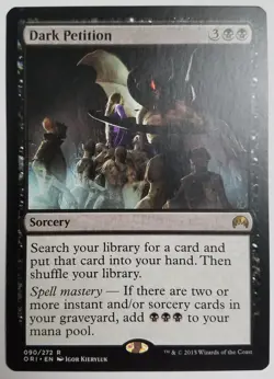 MTG Magic the Gathering - Dark Petition - Magic Origins - Image 1