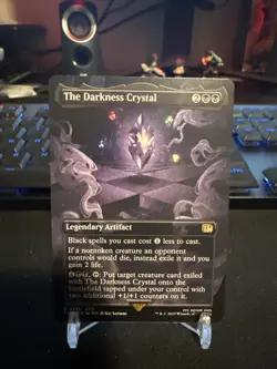 The Darkness Crystal - Borderless - Final Fantasy #335 Rare, NM, MTG reg - Image 1