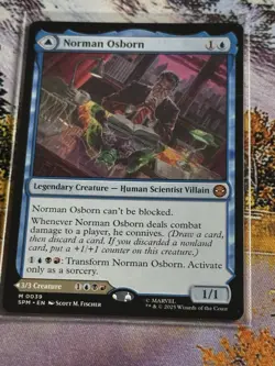 Norman Osborn // Green Goblin SPM NM MTG - Image 1