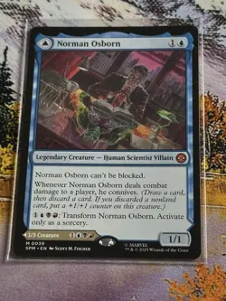 Norman Osborn // Green Goblin SPM NM MTG - Image 3
