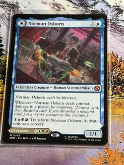 Norman Osborn // Green Goblin SPM NM MTG - Image 4