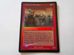 x1 Dwarven Recruiter FOIL Odyssey MTG Magic the Gathering TexasNerdGames - Image 2