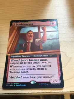 J. Jonah Jameson Marvel's Spider-Man Foil MTG Spiderman - Image 1