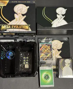 Mega Evolutions Pokemon TCG Sealed Alakazam 009 Promo Lucario ETB No Packs - Image 3