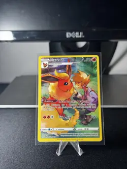2022 Pokemon Brilliant Stars Flareon Trainer Gallery Rare TG01/TG30 NM - Image 1