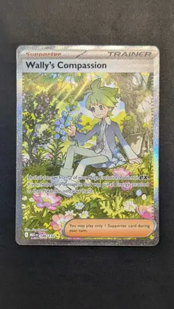 Wally's Compassion 186/132 Special Illustration Rare Pokemon Mega Evolution - Image 1