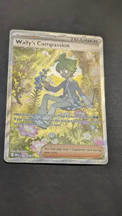 Wally's Compassion 186/132 Special Illustration Rare Pokemon Mega Evolution - Image 2