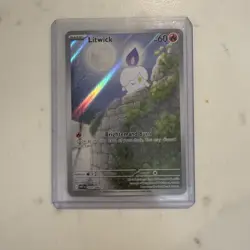 Litwick (Illustration Rare) - 101/086 Pokemon SV: White Flare Holo TCG EN - Image 1