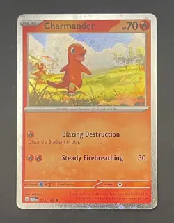 Pokemon Card Charmander 004/165 Cosmos Holo - Near Mint - Image 1
