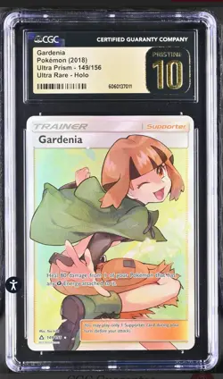 Pokemon Gardenia 149/156 Ultra Rare Ultra Prism - CGC Pristine 10 POP 4 - Image 1