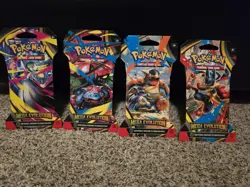 Pokemon TCG (4) Mega Evolutions Sleeved Booster Packs - Full Art Set - Image 2