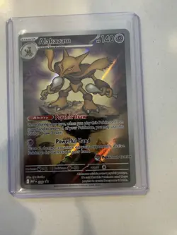 Alakazam 009 Pokemon Center Stamped Black Star Promo Mega Evolution NM - Image 1