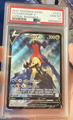 Pokemon Garchomp V Astral Radiance Trainer Gallery Full Art #TG23 PSA 10 - Image 1