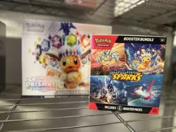 Pokemon TCG Prismatic Evolutions ETB + Surging Sparks Booster Bundle Lot #2 - Image 1