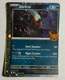 MISCUT - ERROR - Darkrai 136/197 - Pokemon Trick or Trade 2024 - Holo Rare #1 - Image 1
