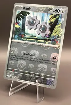 Pokemon TCG Black Bolt 061/086 - Klink - Masterball Holo NM - Image 1