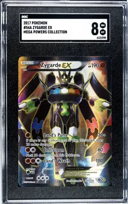 2017 POKEMON MEGA POWERS COLLECTION ZYGARDE EX Full Art PROMO 54a/124 - Image 1
