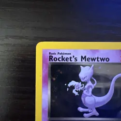 Rocket's Mewtwo Holo Rare Holo Gym Challenge 014/132 MP Pokemon TCG - Image 2