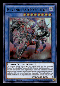 Yu-Gi-Oh! Revendread Executor 1st Ed. MP19-EN055 Super Rare NM - Image 1