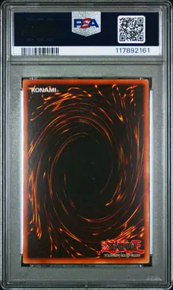 2002 Yu-Gi-Oh! Mystical Elf Legend of Blue Eyes LOB Unlimited Super Rare PSA 9 - Image 2