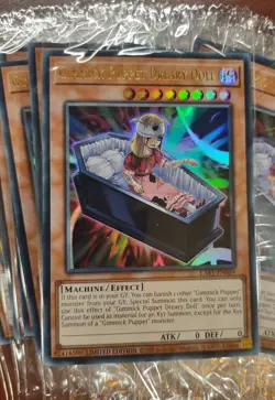 Yugioh GIMMICK PUPPET DREARY DOLL Lost Art Promo SEALED LART EN069 - Image 1