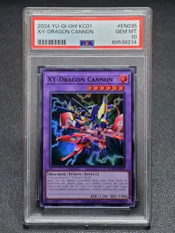 2024 Yugioh KC01-EN035 XY-Dragon Cannon Ultra Rare PSA 10 Gem Mint - Image 1