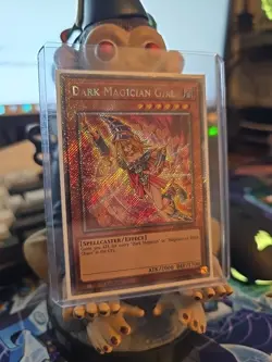 Yu-Gi-Oh! TCG Dark Magician Girl Alt Version 2 RA03-EN123 Platinum Secret Rare - Image 1