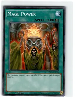 Yu-Gi-Oh! Mage Power Common STAS-EN028 Lightly Played 1st Edition - Image 1