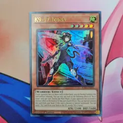 Yu-Gi-Oh Justice Hunters K9-17 Izuna Ultra Rare Card JUSH-EN031 - Image 1