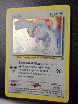 Lugia 9/111 Neo Genesis Unlimited 2000 Rare Holo Pokemon TCG Ungraded Card - Image 3